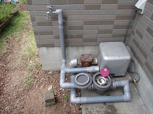 写真：井戸水メーター