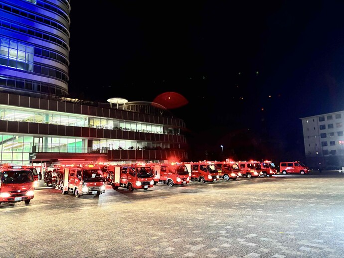 写真：消防団年末特別夜警の様子1