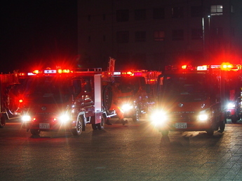 写真：消防団年末特別夜警の様子1