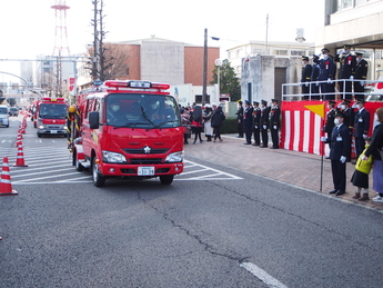 写真：消防団車両