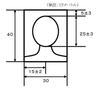 イラスト：特別永住者証明書写真イメージ