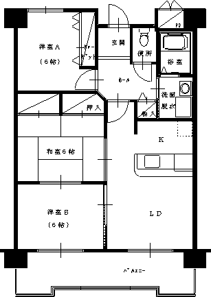 イラスト：間取り図