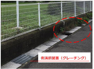 写真:道路の不具合箇所2