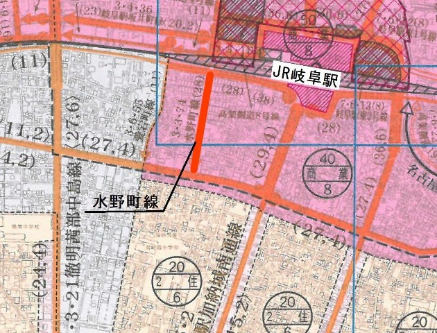 水野町線位置図