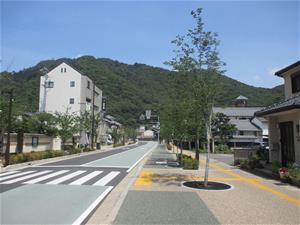 写真：整備後の岐阜駅高富線1