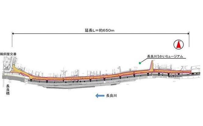 長良川プロムナード図