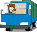 イラスト：トラックの運転士