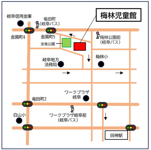 梅林児童館周辺図