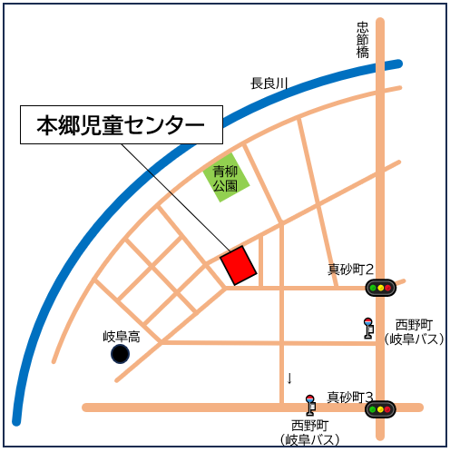 本郷児童センター周辺図