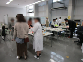 食育SATシステム体験の様子