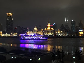写真：上海夜景