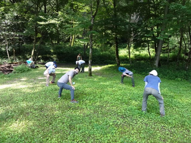 写真:ストレッチ