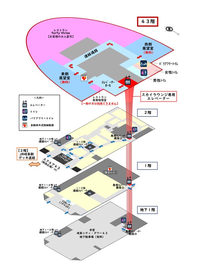 イラスト：館内案内図