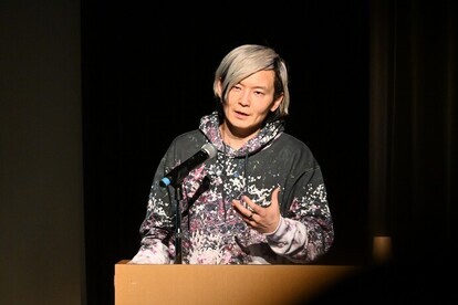 宮田裕章氏による講演の様子