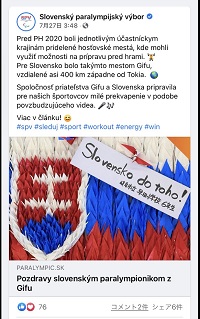 スロバキアパラリンピック委員会の記事