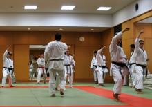 photo: pracice of karate
