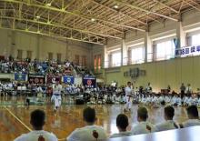 photo: tournament of karate in Gifu city