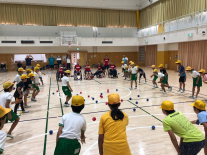 photo: playing boccia with children2