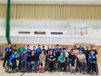 photo: Slovak paralympic team and Japanese paralympic team