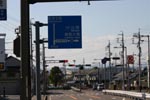 写真:環状線をそのまま進む