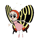 イラスト：蝶のキャラクター