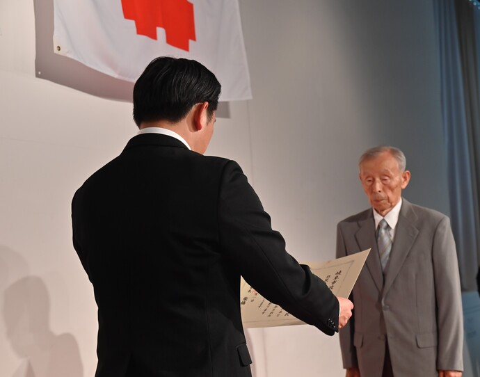 表彰式写真