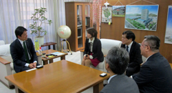 写真：面談する市長8（1月4日）