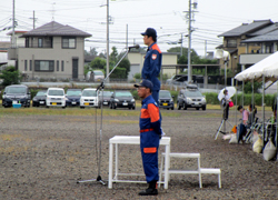 写真：あいさつする市長（6月9日）