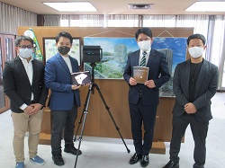 写真：岐阜市新庁舎3Dスキャン画像を受領