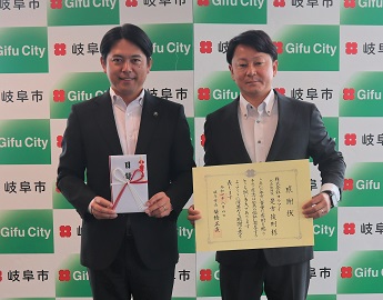企業版ふるさと納税贈呈式（コウアイ様）