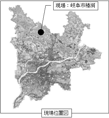 地図：現場位置図