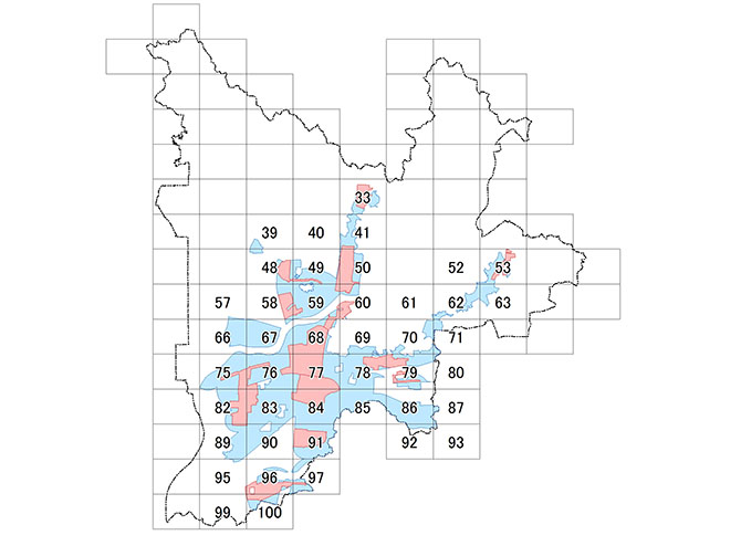 イラスト：区域索引図