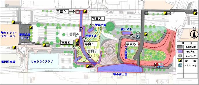 地図：写真位置図