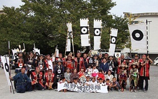 写真：黒野城と加藤貞泰公研究会の活動