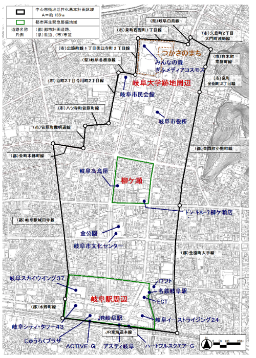 地図：基本計画区域