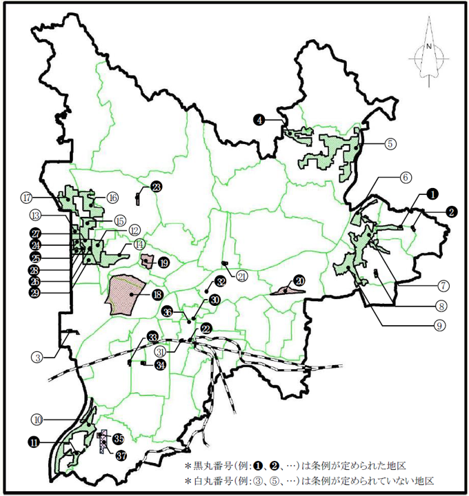 地図：地区計画位置図
