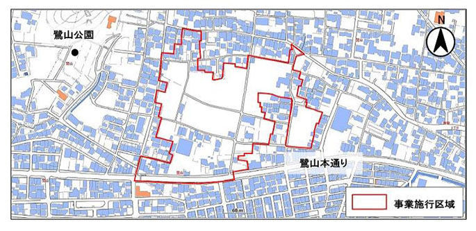 地図：事業施行区域