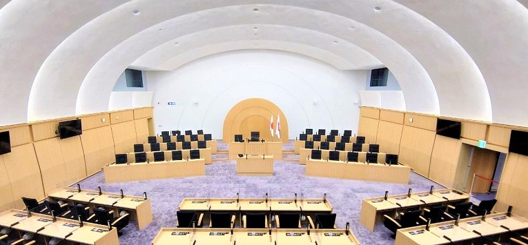 写真：議場