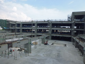写真:立体駐車場の現場状況(令和2年7月)