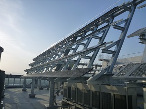 写真:太陽光パネルの設置状況