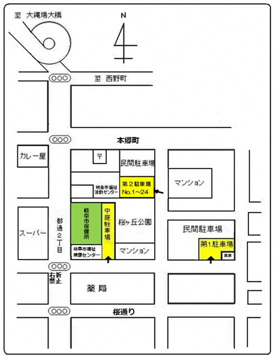 地図：周辺拡大図