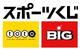 ロゴ：スポーツくじ　toto、BiG