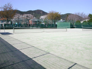 写真：野一色テニスコート外観