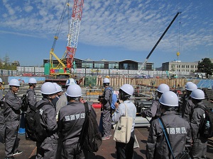 写真：杭州市上城区建設協会様の現場見学会