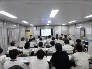 写真：現場見学（1月28日）