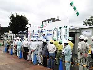 写真：建築技術協会の現場研修会