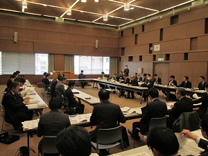 写真：第13回岐阜市庁舎整備検討会議
