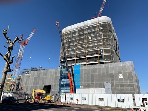 写真:新庁舎の現場状況