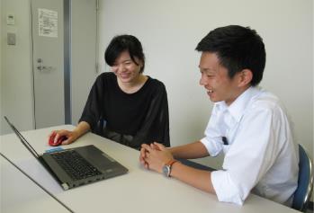 写真：中部電力　渡邉光輝さんと山本真由香さん