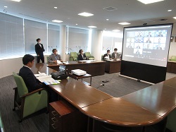 岐阜県木曽三川改修工事促進期成同盟会ほか4団体の会長等として、国土交通省中部地方整備局 河川調査官 野々村武文氏にオンラインで提言及び意見交換